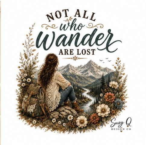 Not All Who Wander — Suzy Q Graphic Tee