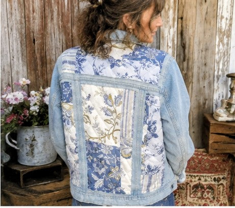 Meadowlark — Reworked Quilt & Denim Jacket